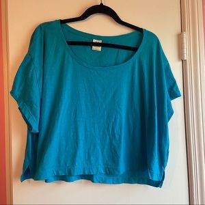 Victoria’s Secret Pink Blue Crop Top - L
